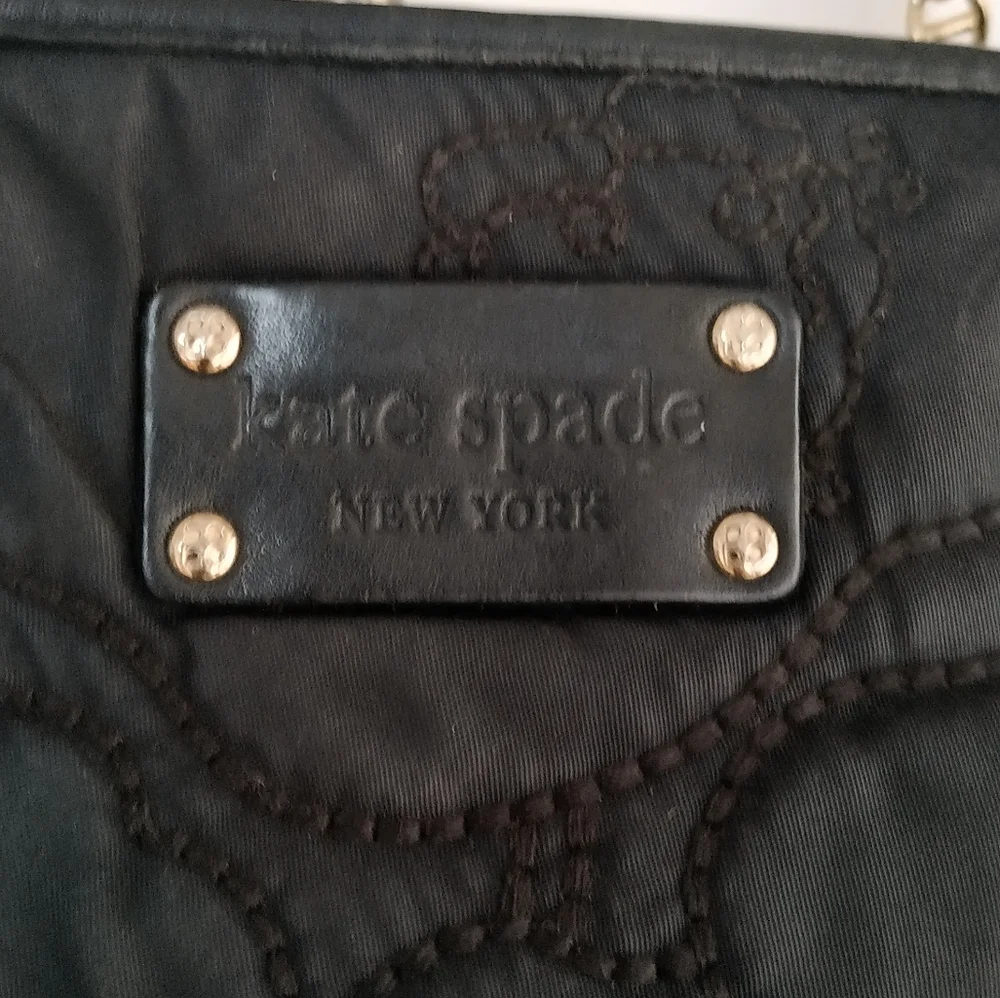 Kate Spade Quilted Nylon leather cherry Floral Tote Bag - Picture 13 of 14